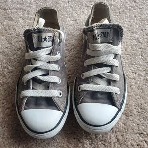 Converse Kids Sneakers in Gray and White